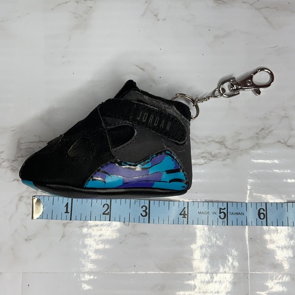 Nike Air Jordan- Aqua 8 Keychain - Picture 11 of 11
